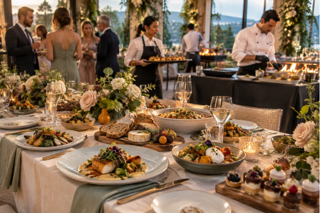 wedding menu styles traditional to contemporary